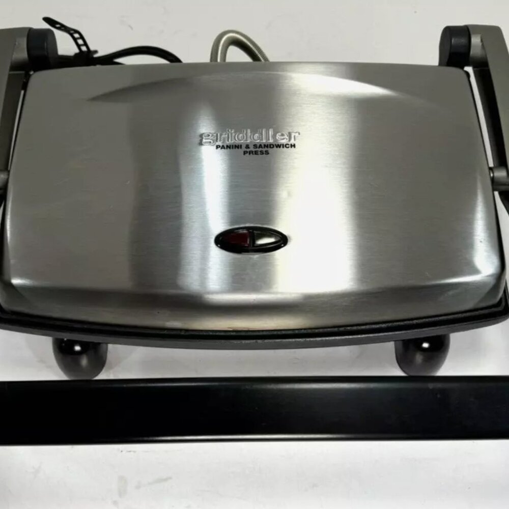 Cuisinart Griddler Panini & Sandwich Press GR-1 Tested Works Stainless Steel
